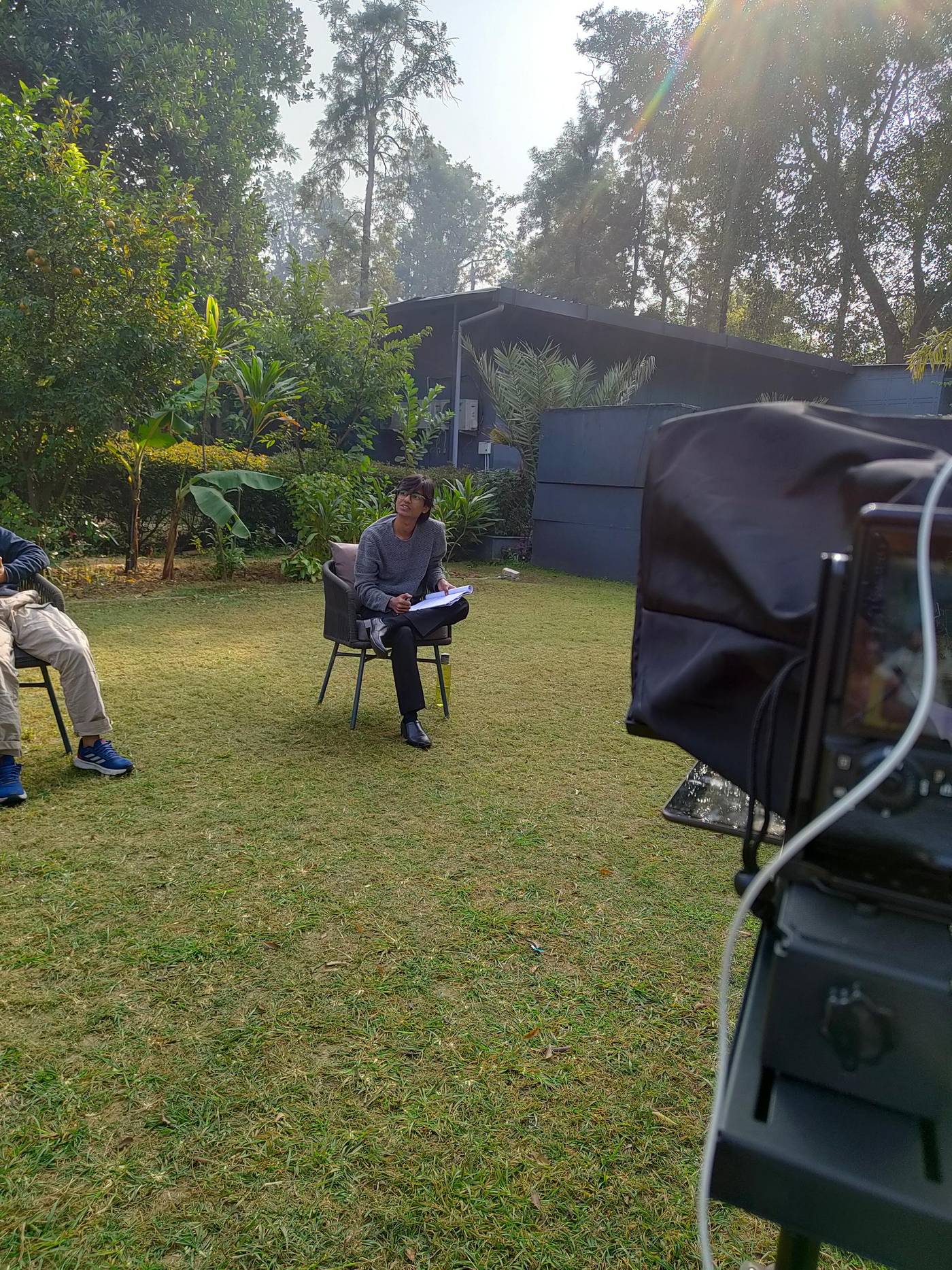 Director at Work - Outdoor Location