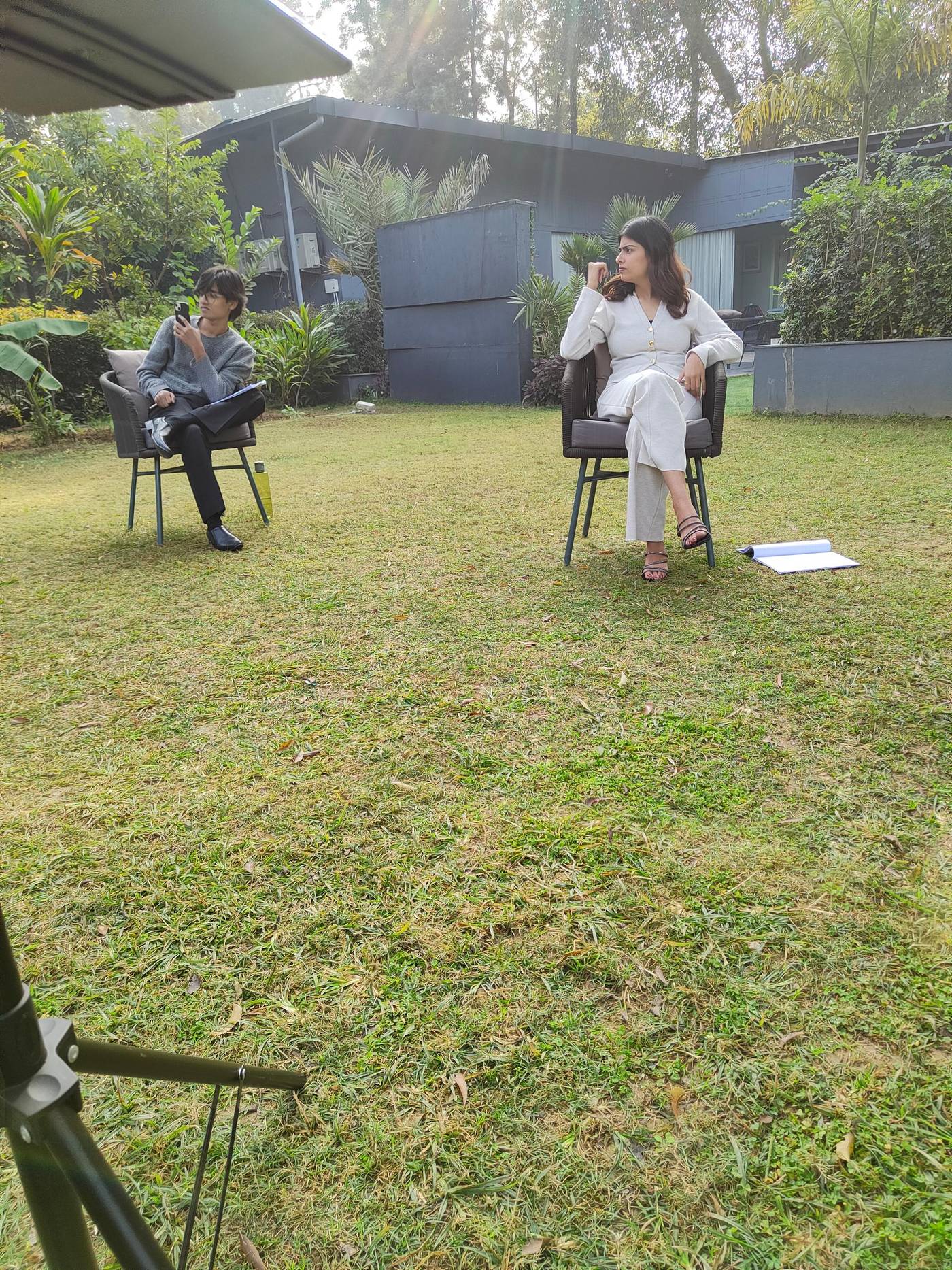 On Set - Outdoor Shoot